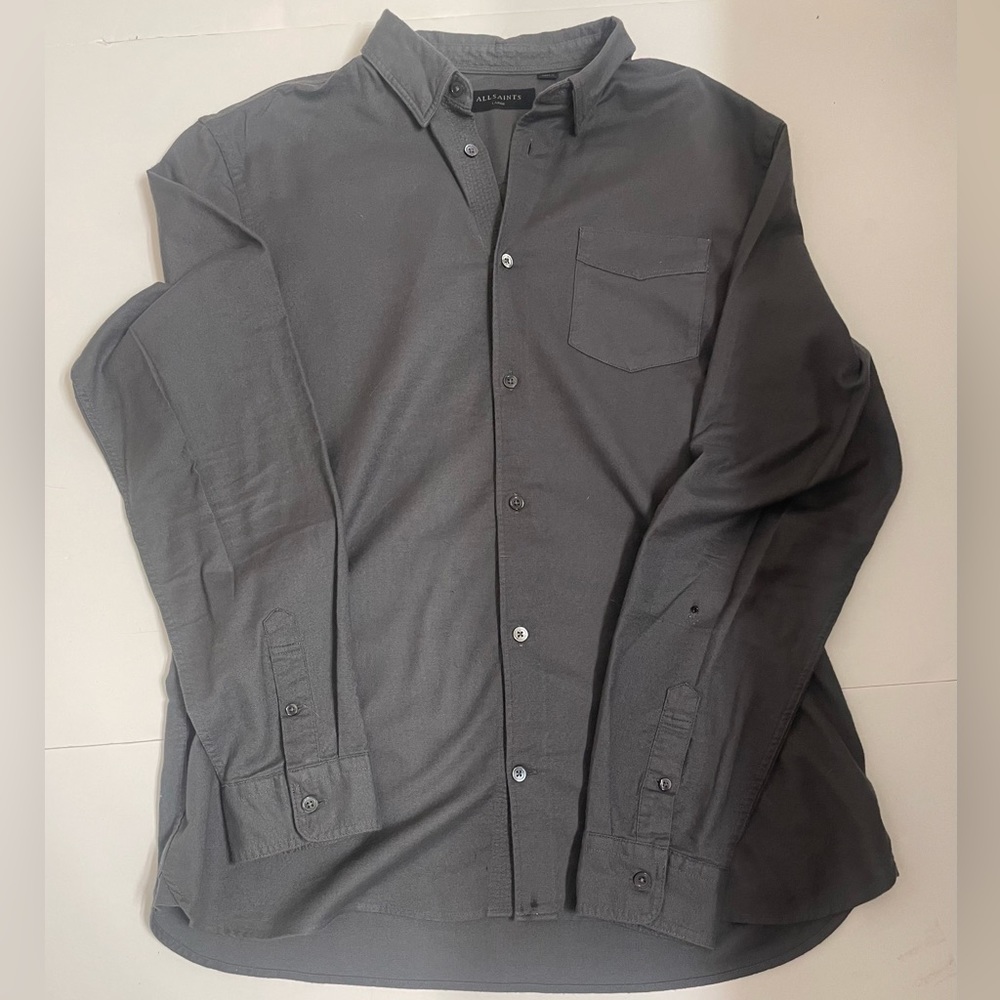 ALLSAINTS Men’s Fairview L/S Slim Fit Stretch Shirt